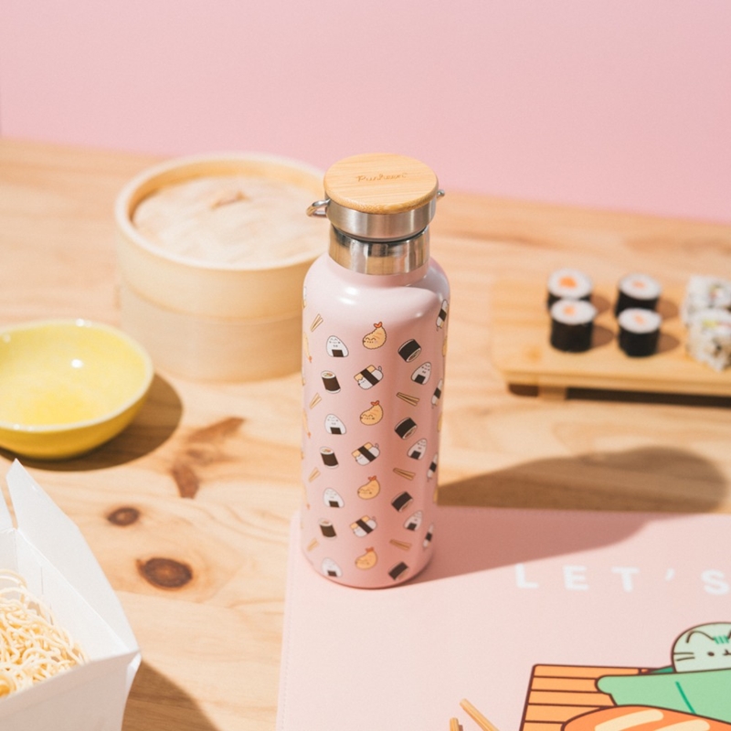 Pusheen - Termoláhev z nerezové oceli s rukojetí z kolekce Sushi Roll 500 ml - Image 7