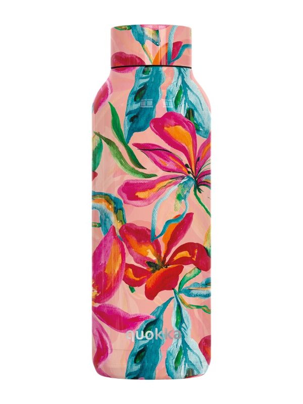 Quokka Solid - termoláhev z nerezové oceli 510 ml (Tropical Bloom)