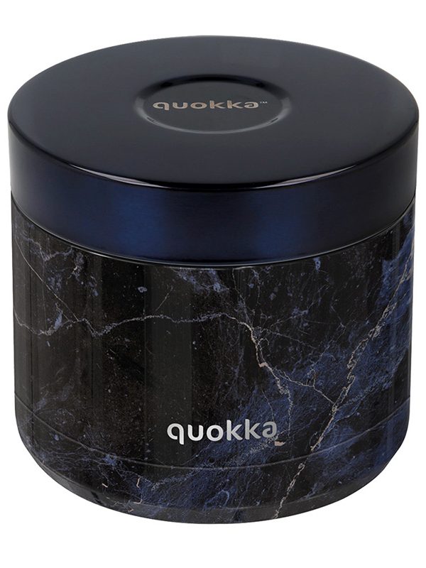 Quokka Whim Food Jar - Termoska na oběd / Obědová termoska 600 ml (mramor)