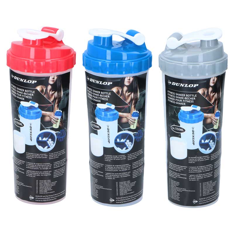 Dunlop - Sportovní shaker láhev s pohodlným uzávěrem 550 ml - Image 2