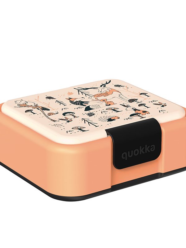 Quokka Twist Kids - Dvoustěnná nádoba na jídlo/oběd (v lese)