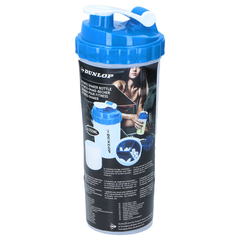 Dunlop - Sportovní shaker láhev s pohodlným uzávěrem 550 ml
