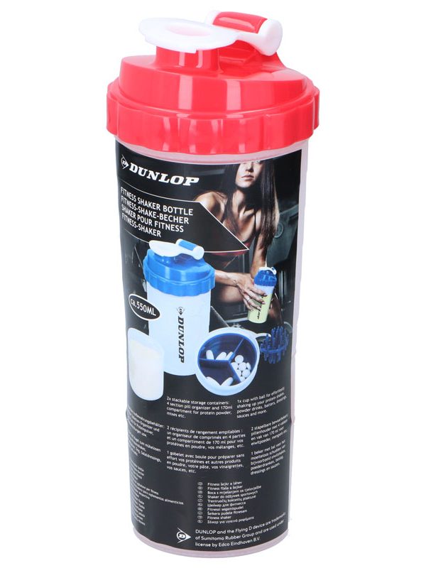 Dunlop - Sportovní shaker láhev s pohodlným uzávěrem 550 ml
