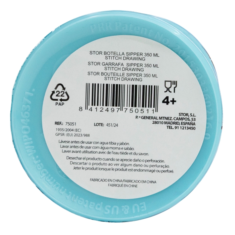 Disney Stitch - Ecozen 350 ml lahvička s hubičkou z kolekce Stitch & Angel - Image 5