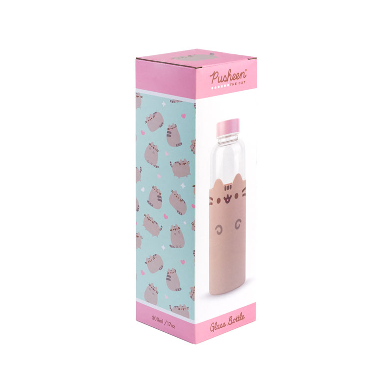 Pusheen - 500ml skleněná láhev na vodu - Image 3