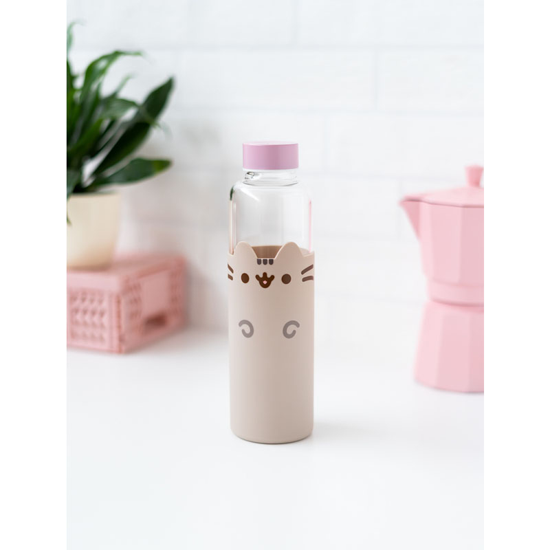 Pusheen - 500ml skleněná láhev na vodu - Image 6