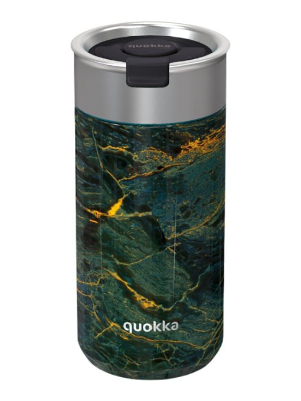 Quokka Boost Coffee Tumbler - nerezový termohrnek s nálevníkem 400ml (Greenstone)