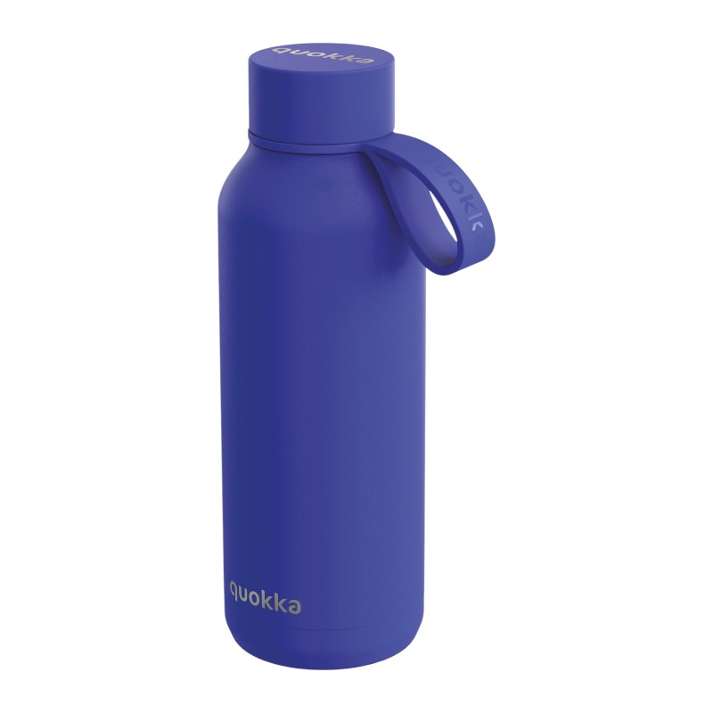 Quokka Solid s popruhem - termoska z nerezové oceli o objemu 510 ml s popruhem