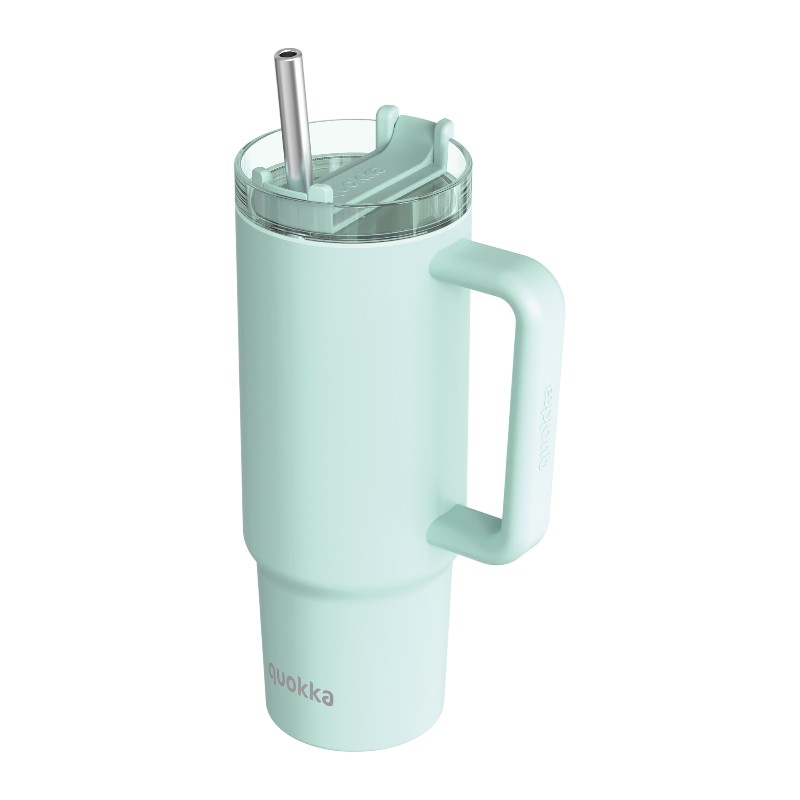 Quokka Stream - Termohrnek z nerezové oceli 950ml s brčkem