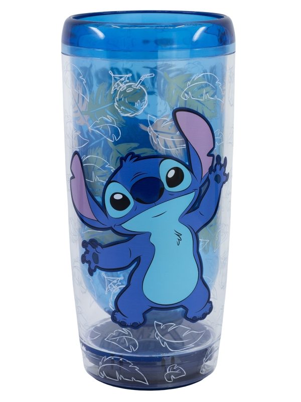 Hrnek Disney Stitch - Ohana Collection Dropsafe s dvojitou stěnou a netěsnícím povrchem 625 ml