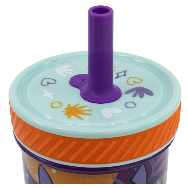 Disney Stitch - Dropsafe Non-Tip Cup se silikonovým brčkem z kolekce Aloha 370 ml - Image 3