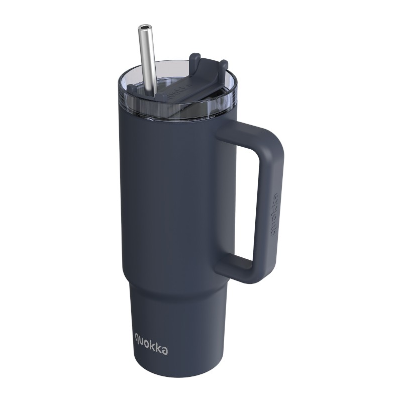 Quokka Stream - Termohrnek z nerezové oceli 950ml s brčkem
