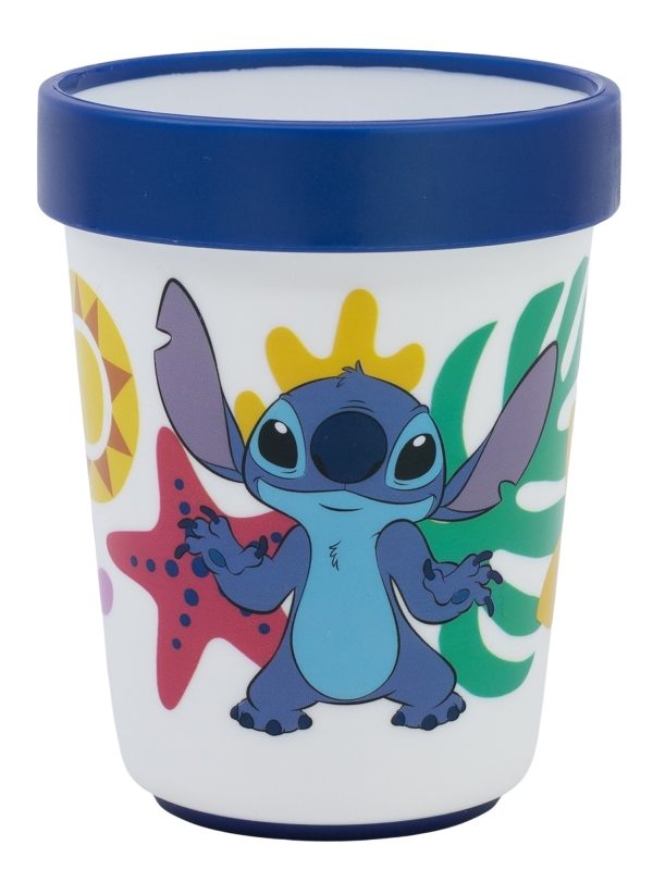 Disney Stitch - Hrnek do mikrovlnné trouby s protiskluzovou úpravou 260 ml