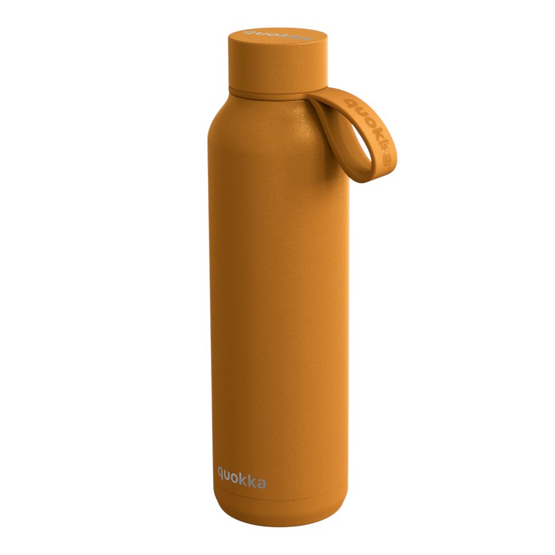 Quokka Solid s popruhem - termoska z nerezové oceli o objemu 630 ml s popruhem