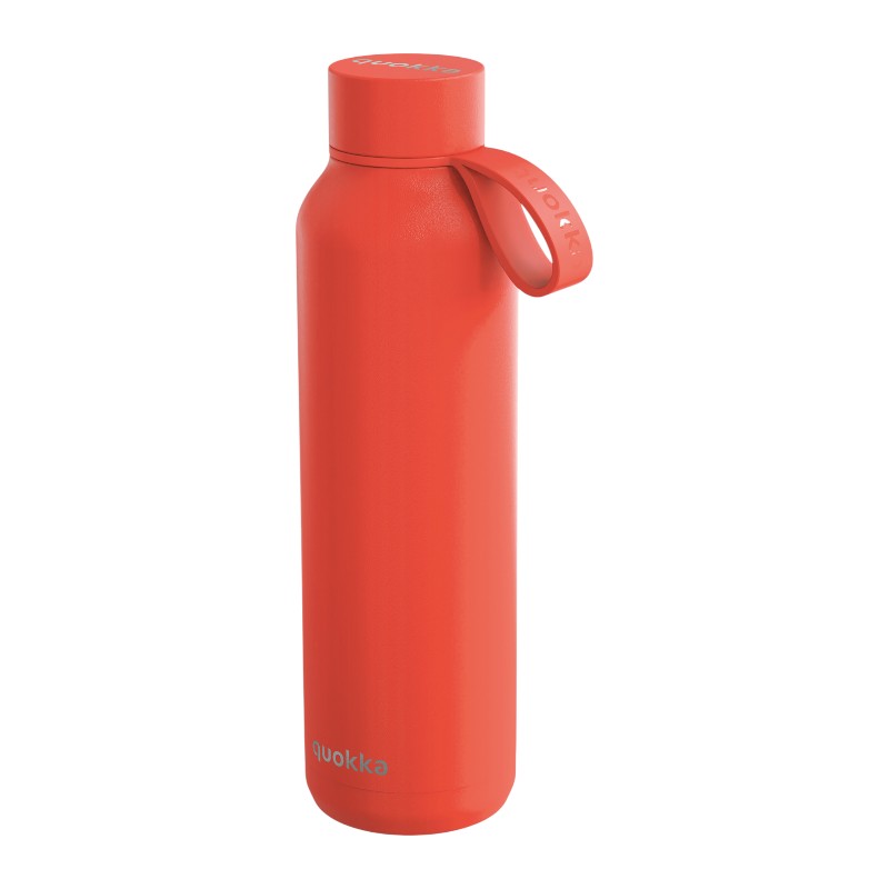 Quokka Solid s popruhem - termoska z nerezové oceli o objemu 630 ml s popruhem