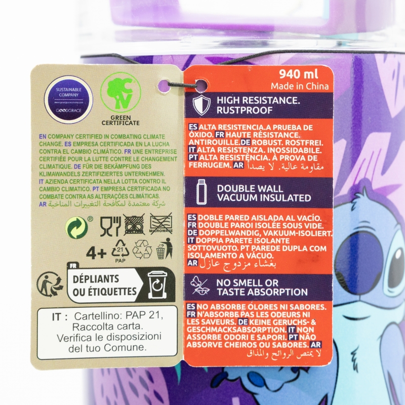 Disney Stitch - Termohrnek z nerezové oceli s motivem Rambler XL 940 ml - Image 6
