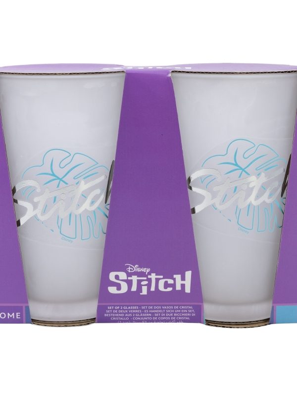 Disney Stitch - Sada dvou sklenic v dekorativní krabičce (490 ml)