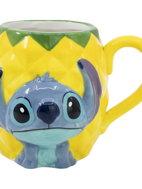 Disney Stitch - 3D keramický hrnek v dárkové krabičce z kolekce Ananas 325 ml