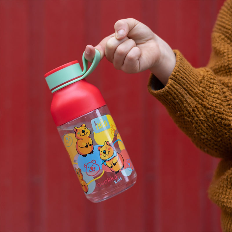 Quokka Ice Kids s popruhem - láhev na vodu ecozen 430 ml s popruhem - Image 2