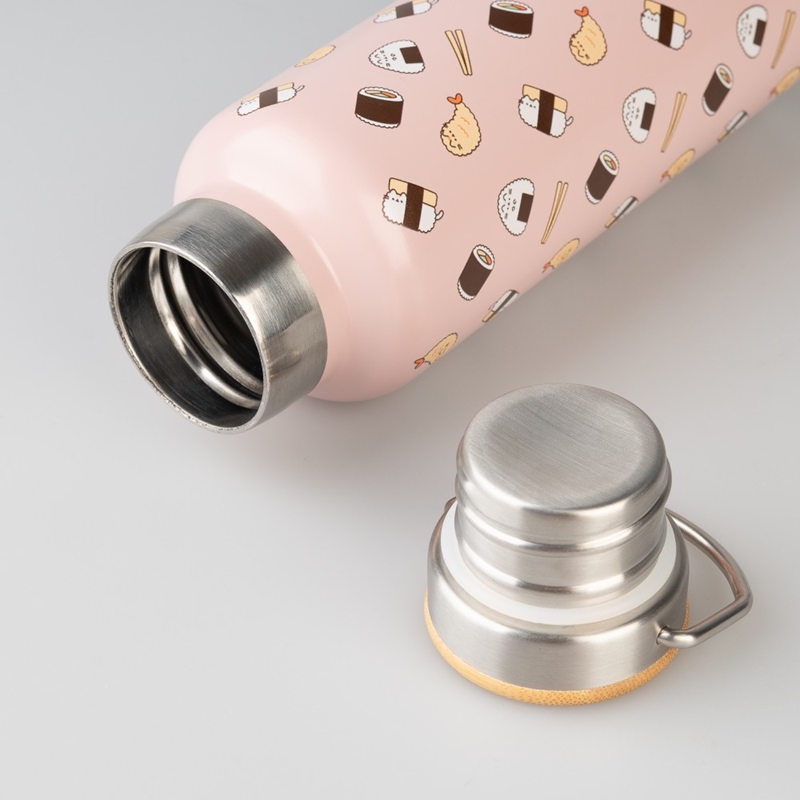 Pusheen - Termoláhev z nerezové oceli s rukojetí z kolekce Sushi Roll 500 ml - Image 3