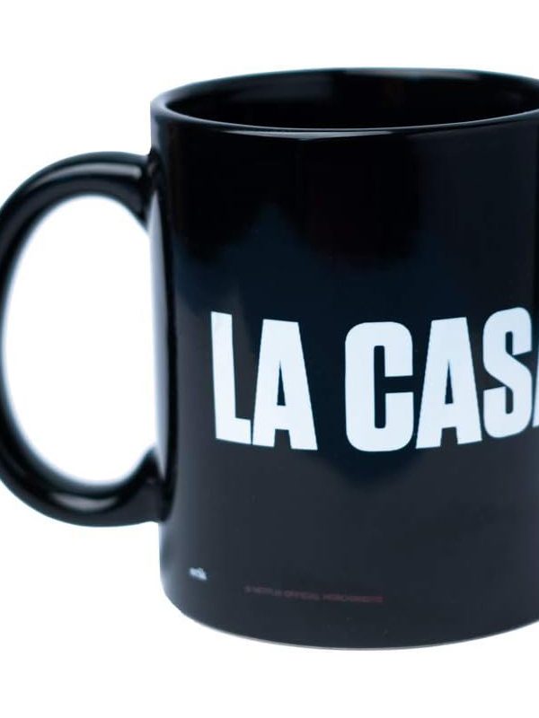 La Casa De Papel - Keramický hrnek v dárkové krabičce 330 ml (logo La Casa De Papel)
