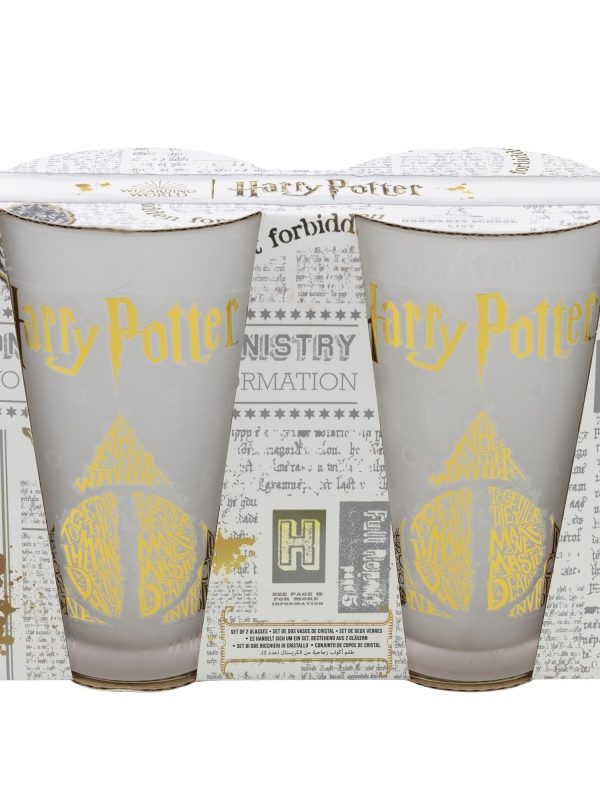 Harry Potter - Sada dvou sklenic v dekorativní krabičce z kolekce Zlatá magie 490 ml