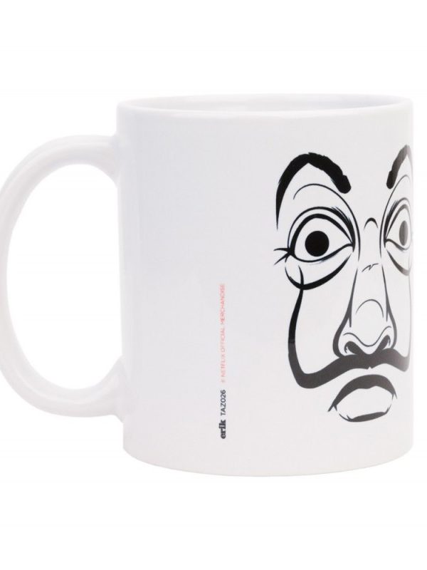 La Casa De Papel - Keramický hrnek v dárkové krabičce 330 ml (Maska La Casa De Papel)