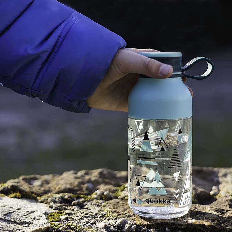 Quokka Ice Kids s popruhem - láhev na vodu ecozen 430 ml s popruhem - Image 2