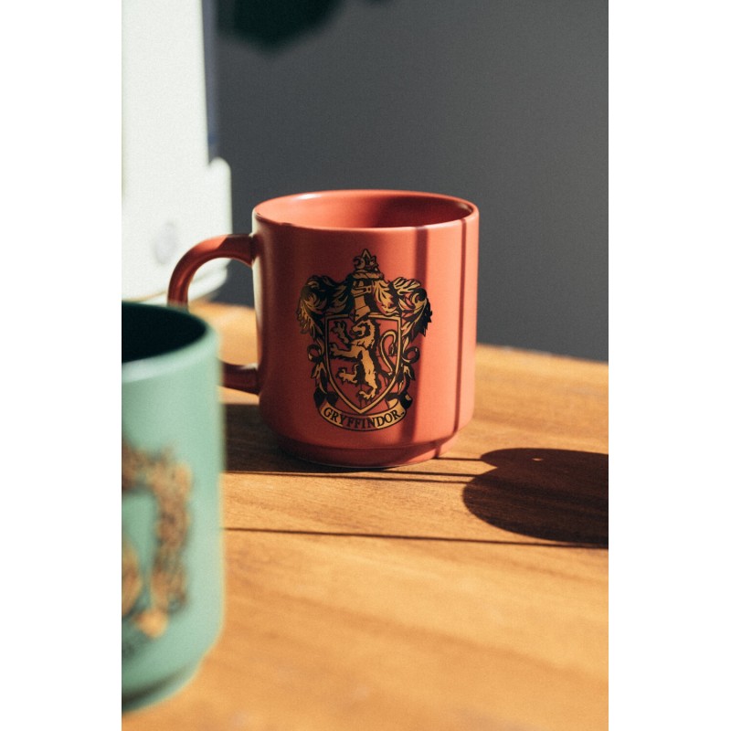 Harry Potter - Sada 4 keramických hrnků se stojánkem 300 ml Bradavické koleje - Image 4