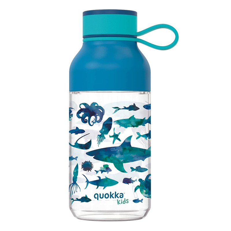 Quokka Ice Kids s popruhem - láhev na vodu ecozen 430 ml s popruhem