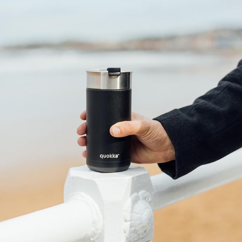 Termohrnek na kávu Quokka Boost - nerezový termohrnek s nálevníkem 400ml - Image 2