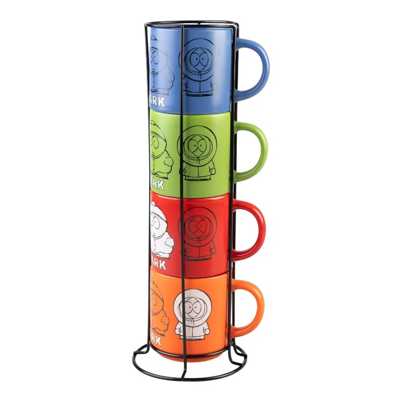 South Park - Sada 4 keramických hrnků se stojánkem 300 ml - Image 2