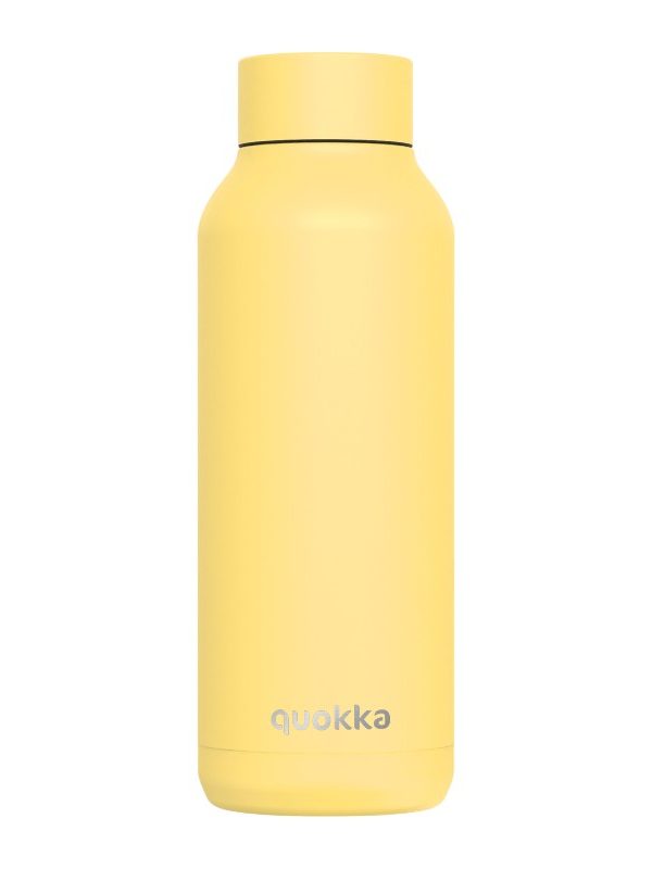 Quokka Solid - termoláhev z nerezové oceli 510 ml (světle žlutá)