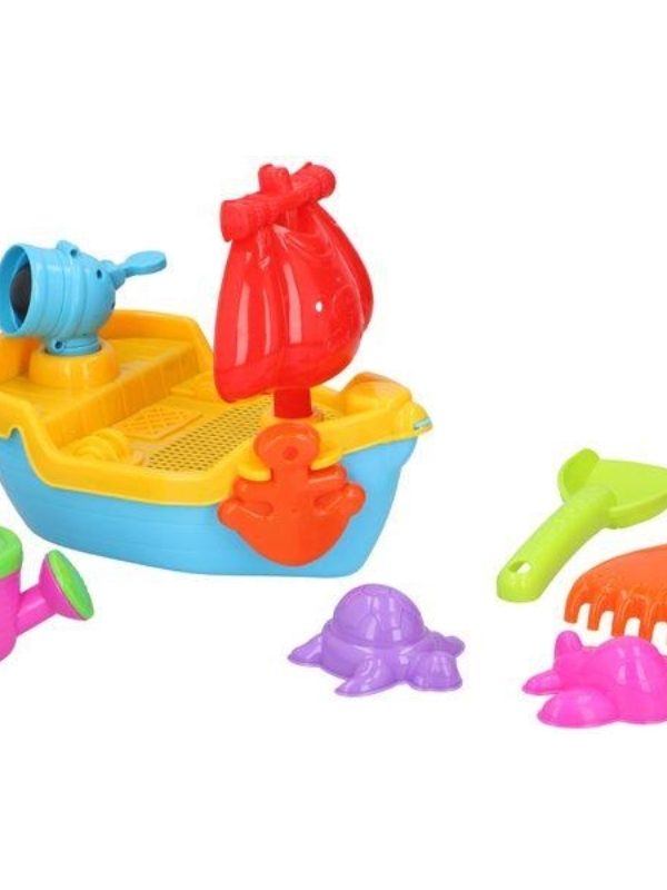Eddy toys - Sada hraček na pískoviště 10 el. Loď
