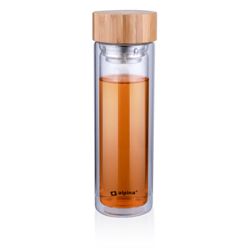 Alpina - Skleněná termo láhev (dvojitá stěna) 450 ml - Image 3