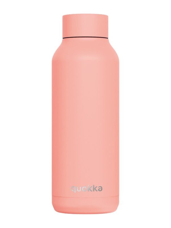 Quokka Solid - termoláhev z nerezové oceli 510 ml (pastelově broskvová)