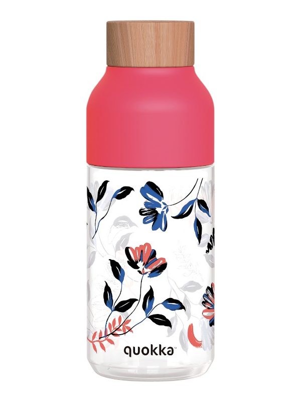 Quokka Ice - láhev na vodu ecozen 570 ml (květy)